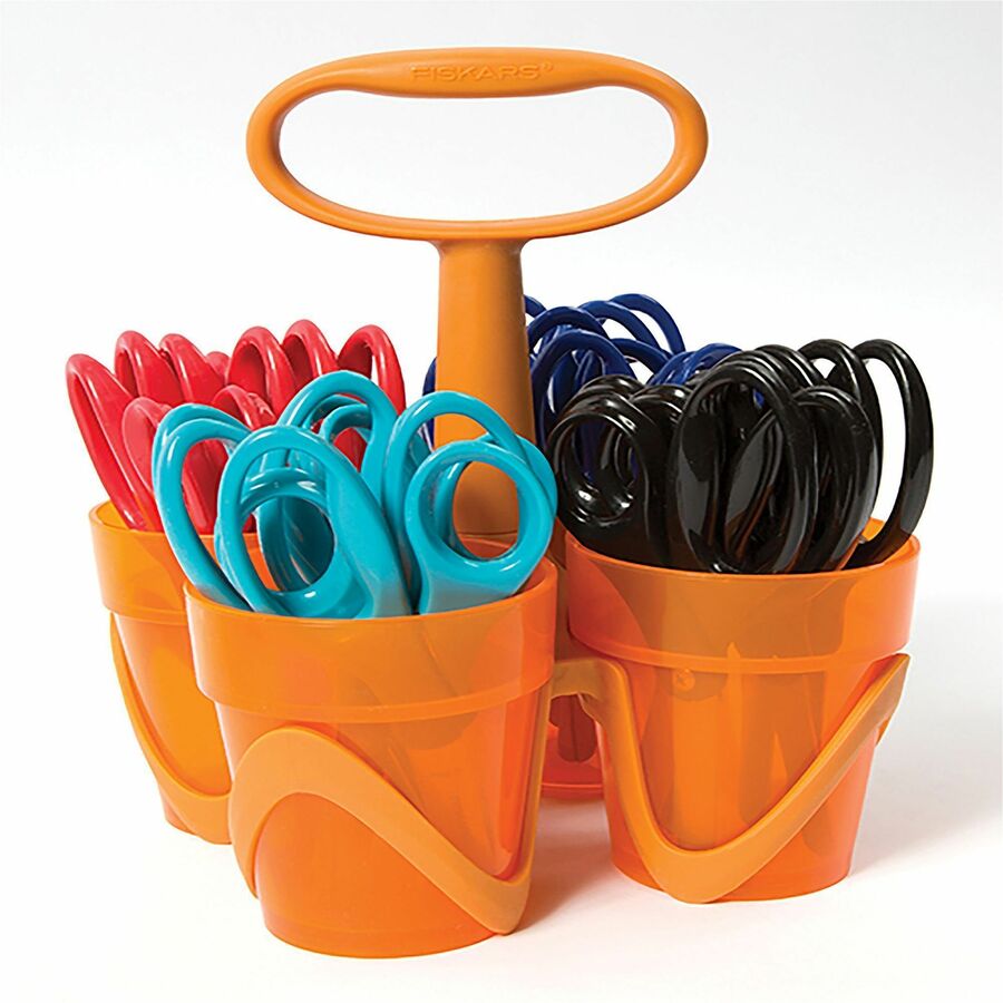 Fiskars 5" Pointed-tip Kids Scissors - 5" Blade Length Safety Edge Blade - Pointed Tip - Assorted - 1 Each
