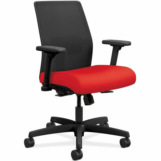 HON - Ruby Seat Color - Fabric Seat Material - Mesh Back Material - Black Frame Color - 5-star Base - 1 Each