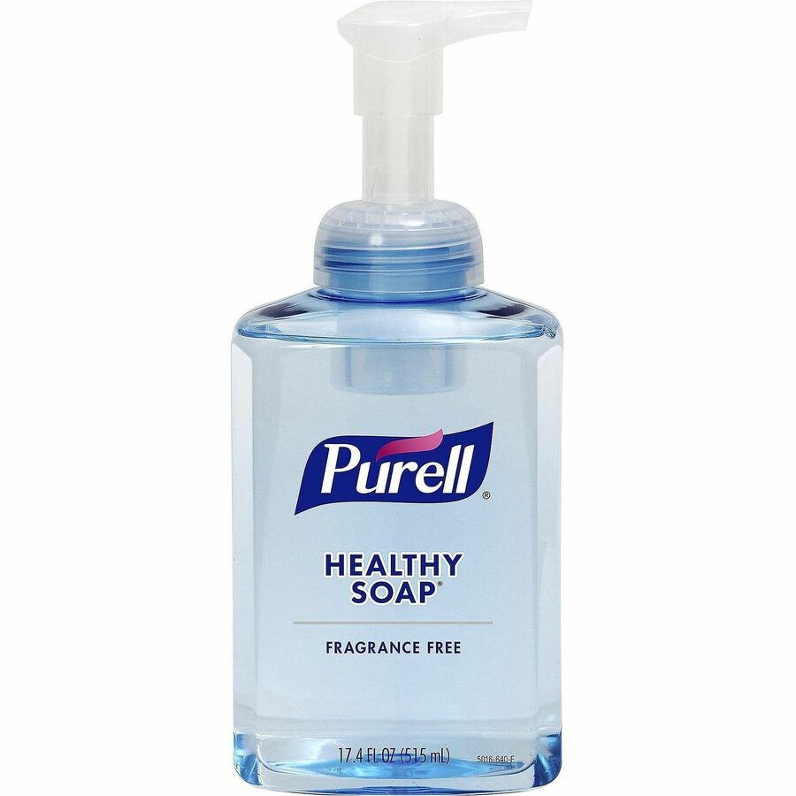 PURELL&reg, HEALTHY SOAP Gentle & Free Foam - 1.09 lb - Pump Dispenser - Dirt Remover, Kill Germs - Hand, Skin - Moisturizing - Clear - Phthalate-free, Paraben-free, Non-irritating, Non-foaming, Fragrance-free, Antibacterial-free, Dye-free, Triclosan-f...