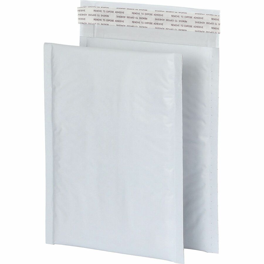 Quality Park Bubble Mailers - Bubble - 6" Width x 9" Length - Strip - White - Poly - 25 / Box