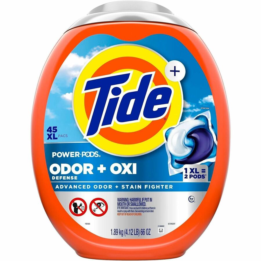 Tide Ultra Oxi Power Pods - Orange - 45 / Pack