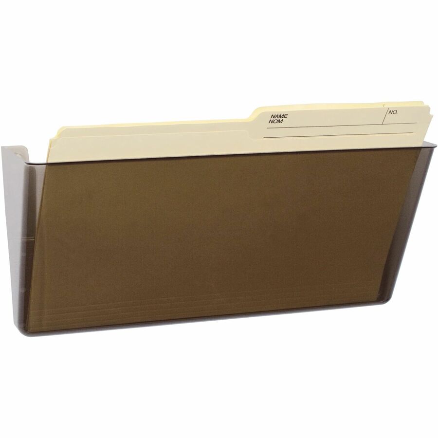 Storex Magnetic Legal Wall Pocket, Unbreakable Clear - 500 x Sheet - 7" Height x 16" Width x 4" Depth - Unbreakable, Magnetic, Adhesive, PVC Free, BPA Free - Clear - Poly - 1 Each