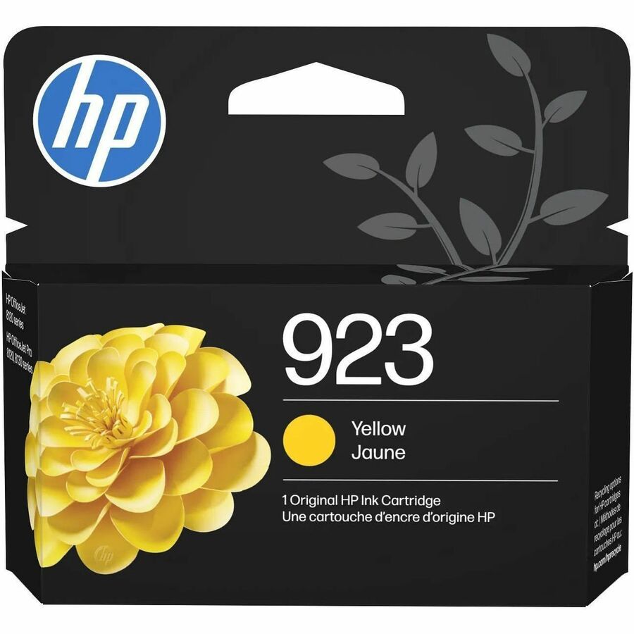 HP 923 Original Inkjet Ink Cartridge - Yellow - 1 Each