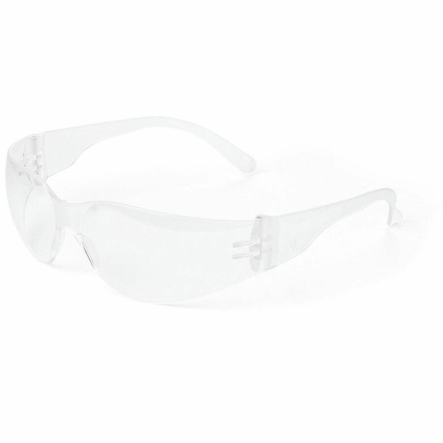 Medline Clear Frame/Lens Safety Glasses - Recommended for: Eye - One Size - Ultraviolet, Impact Protection - Latex-free, Comfortable, Secure Fit, UV Resistant - 144 / Carton