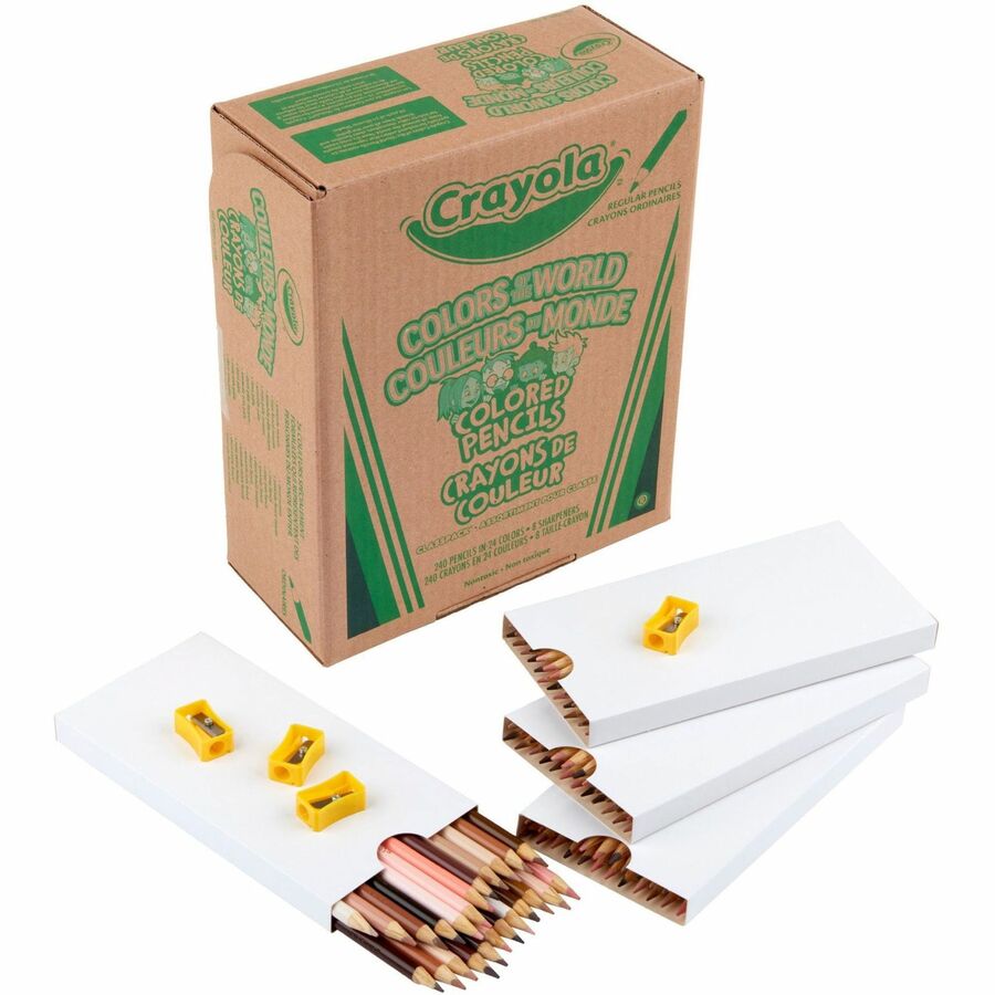 Crayola Colors of the World Colored Pencils - 240 / Pack