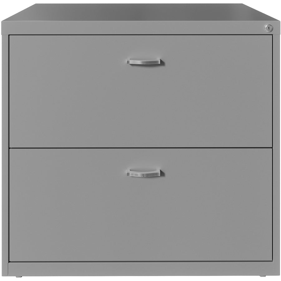 NuSparc 2-Drawer Lateral File - 30" Width x 17.6" Depth x 27.7" Height - 2 x Drawer(s) for File - Letter - Lateral - Interlocking, Anti-tip, Ball Bearing Slide, Ball-bearing Suspension, Removable Lock, Leveling Glide, Adjustable Glide, Durable, Nonporo...