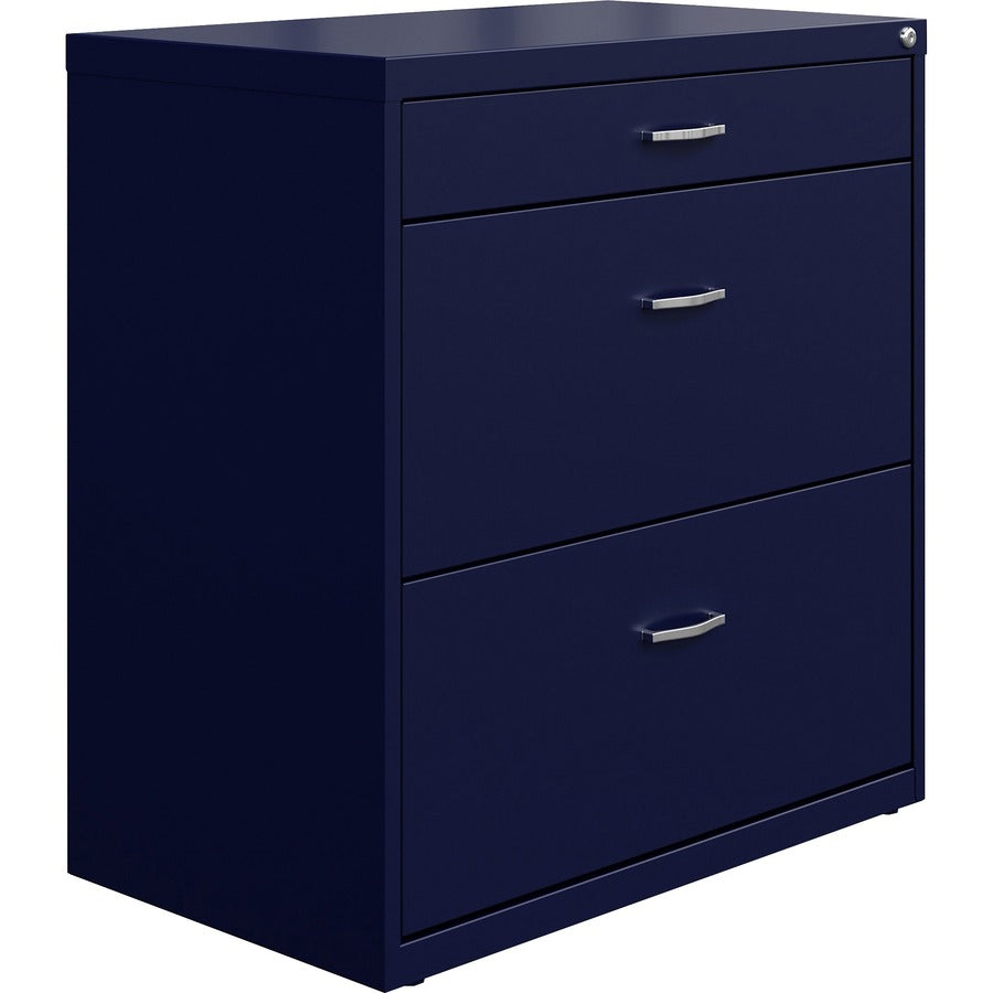 NuSparc Pencil Drawer Lateral File - 30" Width x 17.6" Depth x 31.7" Height - 2 x Drawer(s) for File, Pencil - Letter - Lateral - Interlocking, Anti-tip, Ball Bearing Slide, Ball-bearing Suspension, Removable Lock, Durable, Nonporous Surface, Adjustabl...