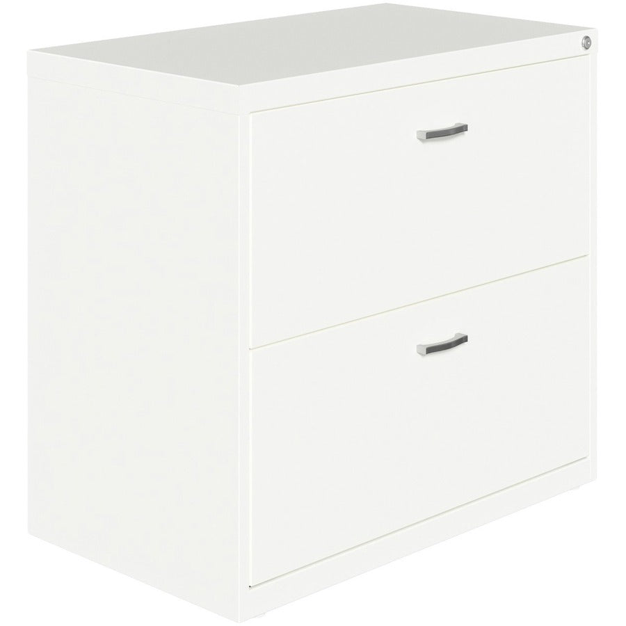 NuSparc 2-Drawer Lateral File - 30" Width x 17.6" Depth x 27.7" Height - 2 x Drawer(s) for File - Letter - Lateral - Interlocking, Anti-tip, Ball Bearing Slide, Ball-bearing Suspension, Removable Lock, Leveling Glide, Adjustable Glide, Durable, Nonporo...