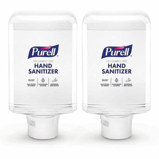 PURELL, Advanced Hand Sanitizer Foam Refill - 1.27 quart - Touchless Dispenser - Kill Germs - Hand, Skin - Clear - Non-drying, Anti-irritant, Fragrance-free, Dye-free, Triclosan-free, Paraben-free, Phthalate-free, Preservative-free, Bio-based, Refi...