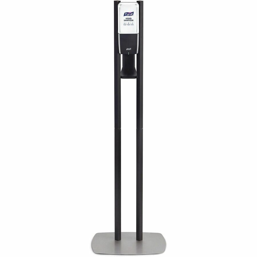 PURELL&reg, ES10 Floor Stand with Automatic Dispenser - Floor, Freestanding - Graphite - For High Traffic Area, Sanitizing Dispenser, Waiting Room, Hallway - Low-profile Base, Lightweight, Sturdy
