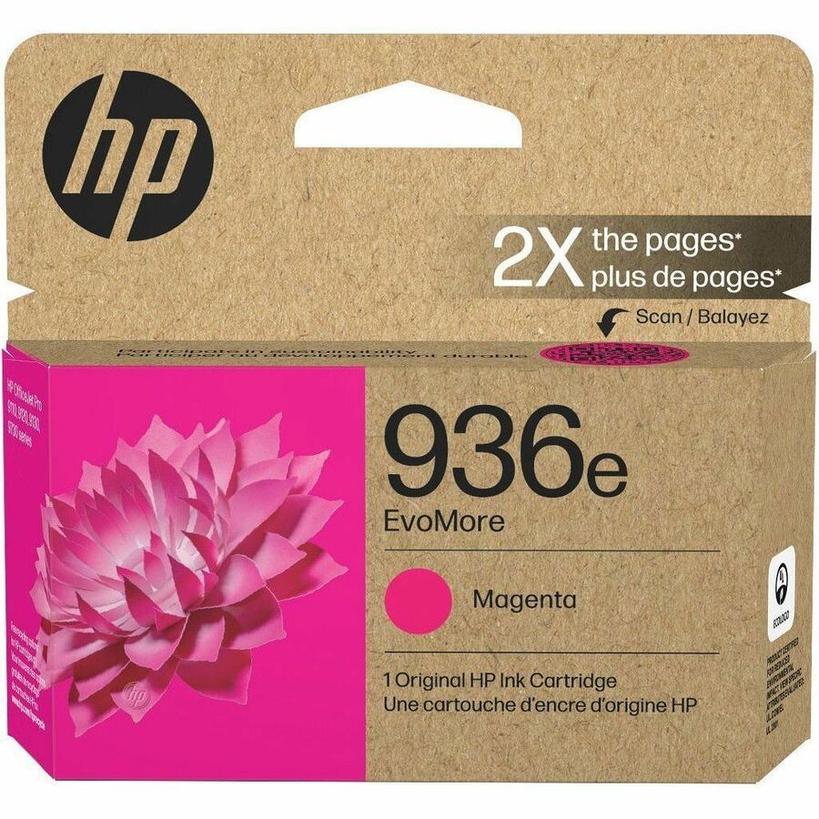 HP EvoMore 936e Original High Yield Inkjet Ink Cartridge - Magenta - 1 Each - 1650 Pages