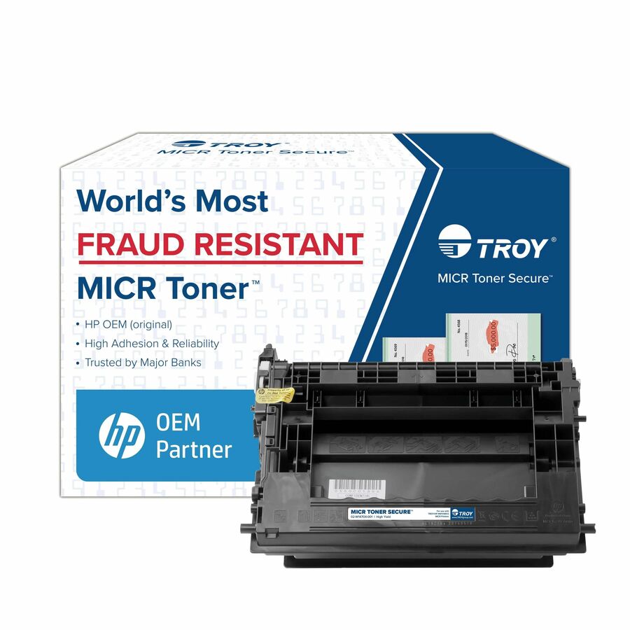 Troy Toner Secure MICR High Yield Laser Toner Cartridge - Alternative for HP 147X (W1470X) - Black - 1 Each - 25200 Pages