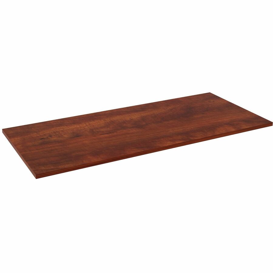 Lorell Multipurpose Tabletop - Rectangle - 30" Width x 66" Depth x 1" Thickness - Band Edge - Cherry, Laminate Table Top - For Conference Table, Office - 1 Each