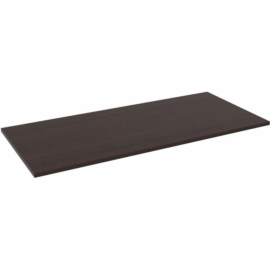 Lorell Multipurpose Tabletop - Rectangle - 30" Width x 66" Depth x 1" Thickness - Band Edge - Espresso, Laminate Table Top - For Conference Table, Office - 1 Each