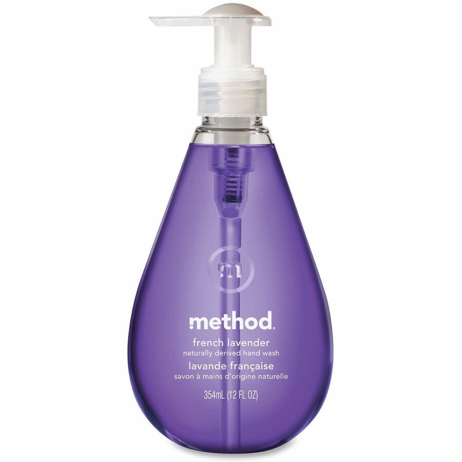 Method Gel Hand Wash - French Lavender Scent - 12 fl oz - Bottle Dispenser - Hand - Paraben-free, Phthalate-free, Cruelty-free, Biodegradable