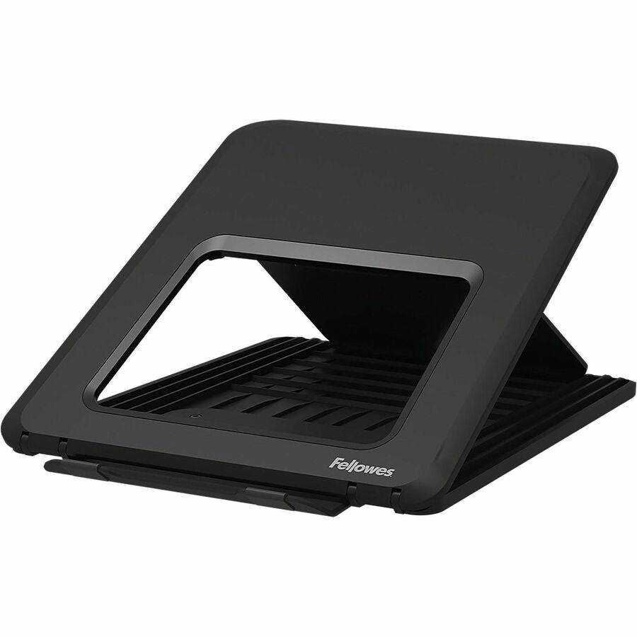 Fellowes Breyta™, Laptop Stands - Up to 14" Screen Support - 8.80 lb Load Capacity - 0.50" Height x 9.25" Width x 10.50" Depth - Black - For Notebook - Adjustable Height, Ergonomic, Compact, Lightweight, Portable, Adjustable