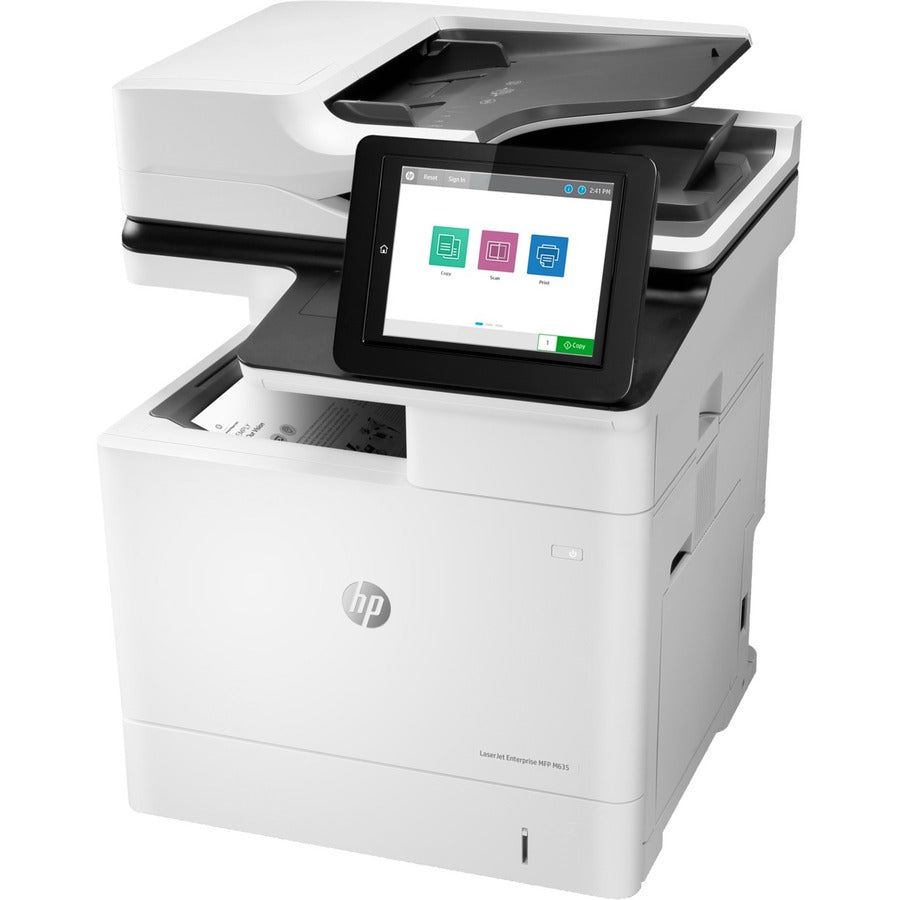 HP LaserJet Enterprise M635h Laser Multifunction Printer - Monochrome - Copier/Printer/Scanner - 65 ppm Mono Print - 1200 x 1200 dpi Print - Automatic Duplex Print - Up to 300000 Pages Monthly - Color Scanner - 600 dpi Optical Scan - Gigabit Ethernet...