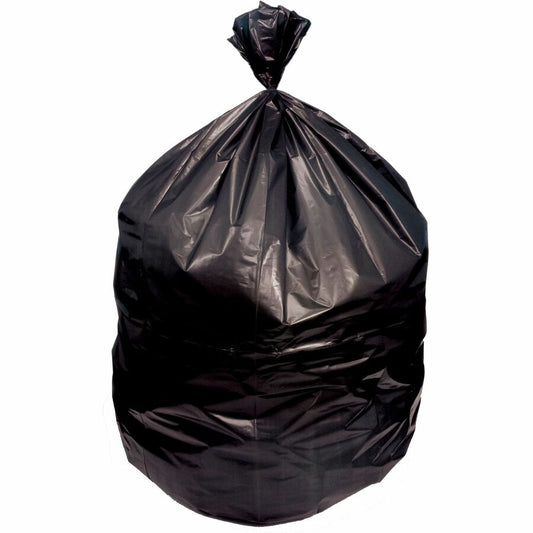 Heritage Eco Blend Max Can Liners - 32 gal Capacity - 34" Width x 44" Depth x 1.50 mil (38 Micron) Thickness - Low Density - Black - Linear Low-Density Polyethylene (LLDPE), Resin - Can - 1 Carton