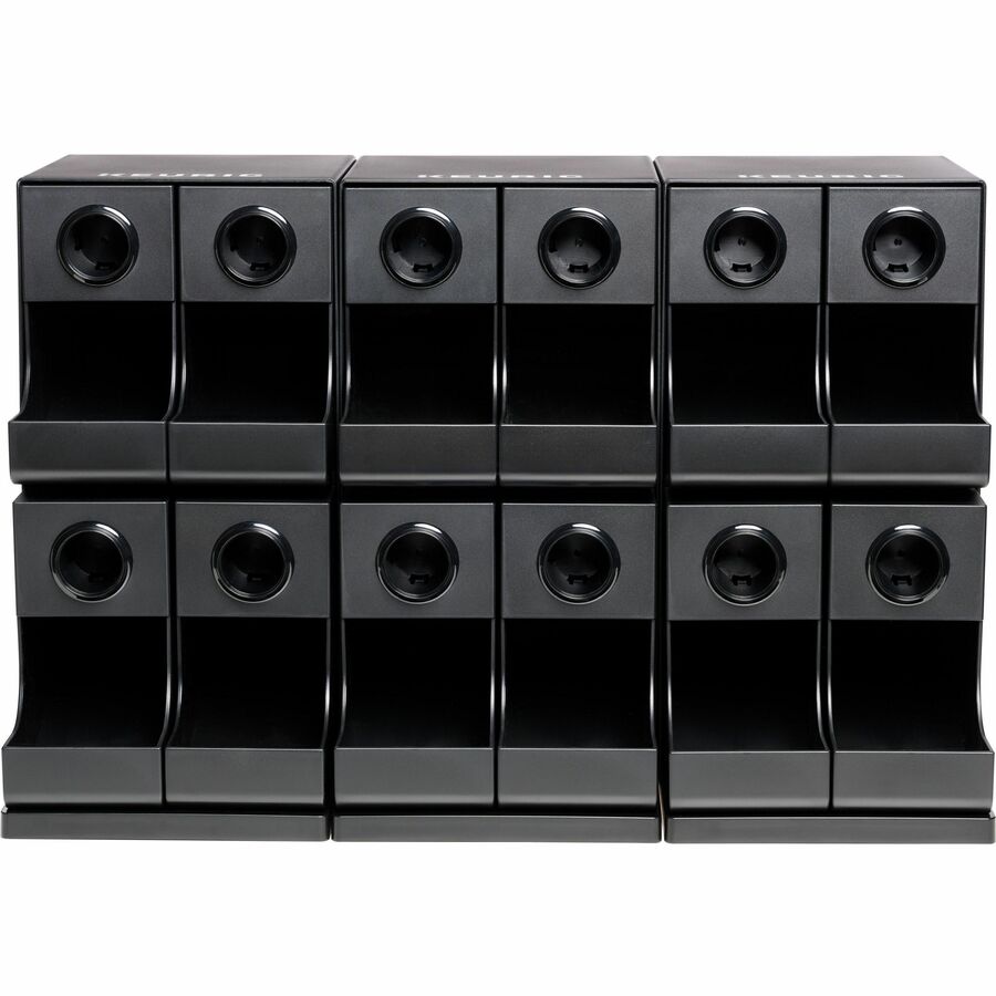 Keurig K-Cup Modular Merchandiser - 4 x Coffee/Tea Pod - Black - Plastic - 1 Each