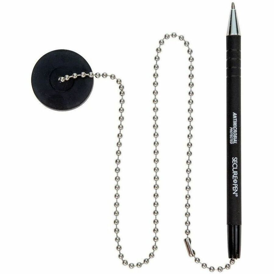 ControlTek Secure-A-Pen Kit - Black Ink - 1 Each
