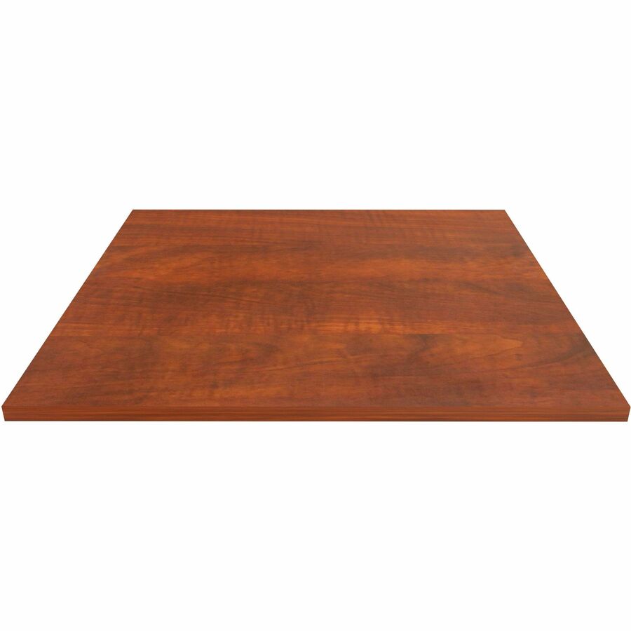 Lorell Hospitality/Conference Tabletop - Square - 36" Width x 1" Thickness x 36" Length - Band Edge - Cherry Table Top - For Reception Area, Conference Table, Breakroom, Lobby, Meeting, Office - 1 Each