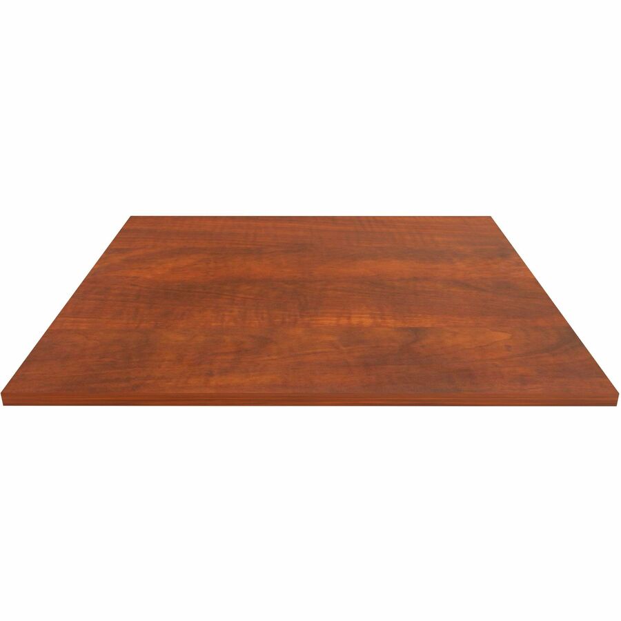 Lorell Hospitality/Conference Tabletop - Square - 42" Width x 1" Thickness x 42" Length - Band Edge - Cherry Table Top - For Reception Area, Conference Table, Breakroom, Lobby, Meeting, Office - 1 Each