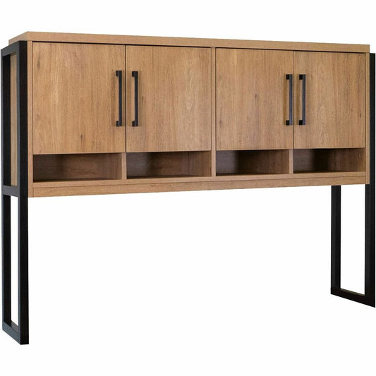 Martin Mason Monarca Laminate Unit - 47.5" Height x 66" Width x 12" Depth - 4 Door(s) - 2 Adjustable Shelf(ves) - Material: Thermofused Laminate (TFL) - Finish: Monarca Natural, Wood - Open Storage, Durable, Long Lasting - For Office Supplies, Document...