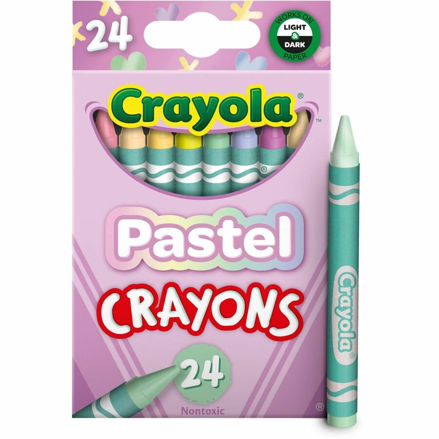 Crayola Regular Size Crayon Sets - Regular - For All Ages - Pastel - 1 Each