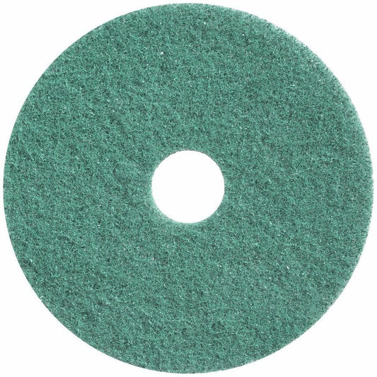 Diversey Twister Cleaning Pad - Round - 20" Diameter - Polishing - Green - 2 / Pack