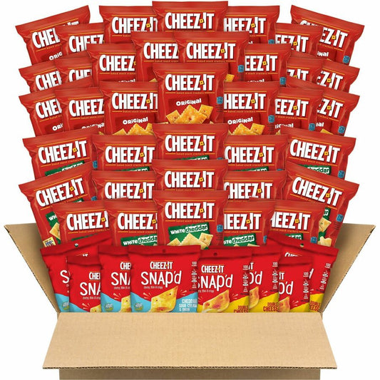 Cheez-It 4-Flavor Cheez-It Variety Pack - Assorted - 1 Serving Pack - 45 / Carton