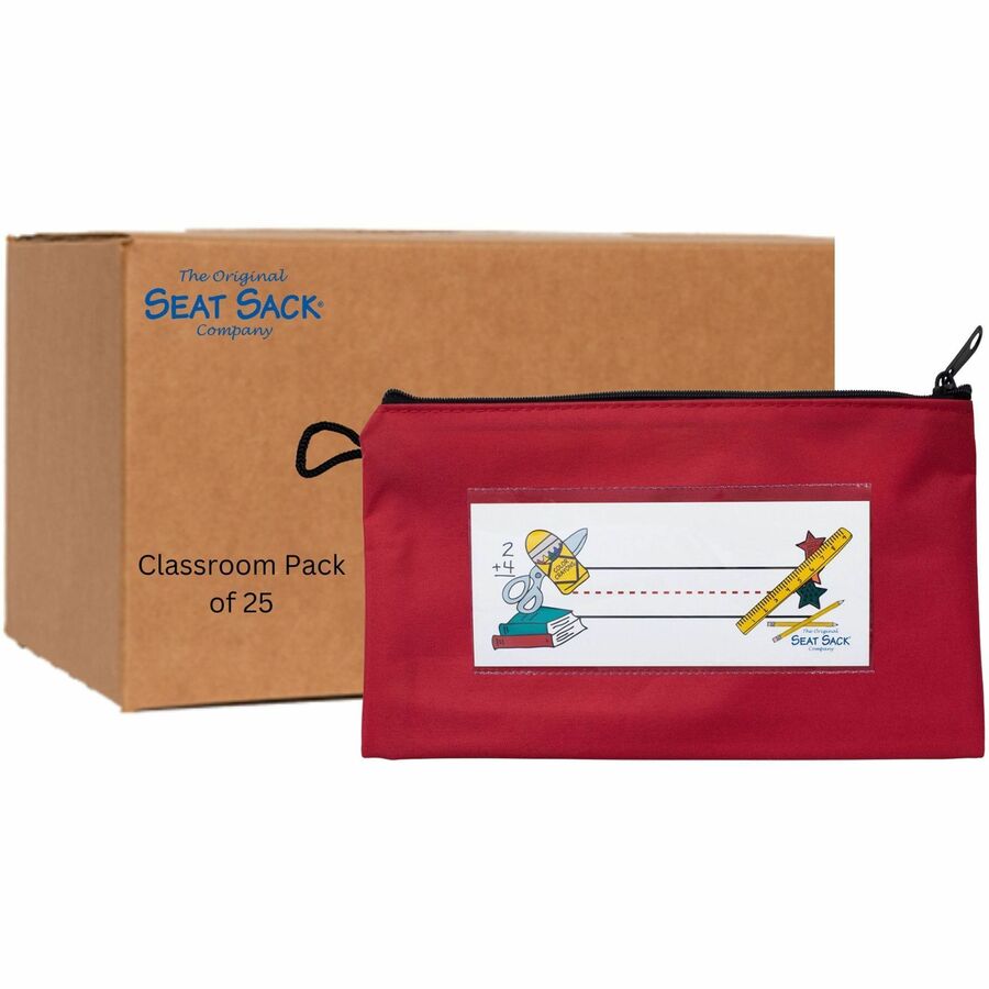 Seat Sack 25-Count Pencil Pouch Classroom Pack - 1 Carton