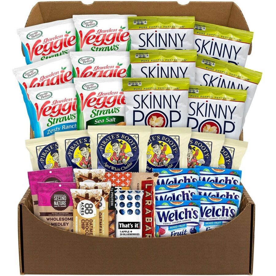 Snack Box Pros Gluten-Free Snack Box - Gluten-free - Assorted - 3.12 lb - 32 / Carton