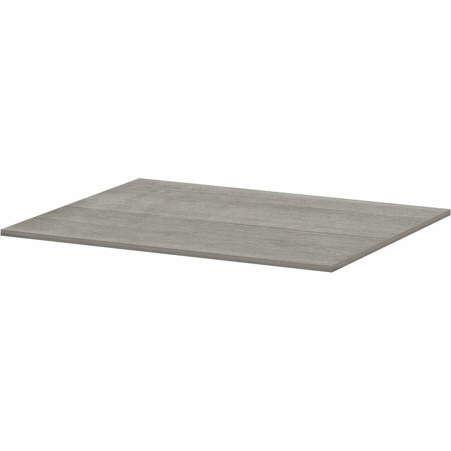 Lorell Essentials Modular Conference Tables - 1" Height x 59" Width x 47" Depth - Band Edge - Weathered Charcoal Table Top - Modular, Eco-friendly - For Meeting, Office - 1 Each