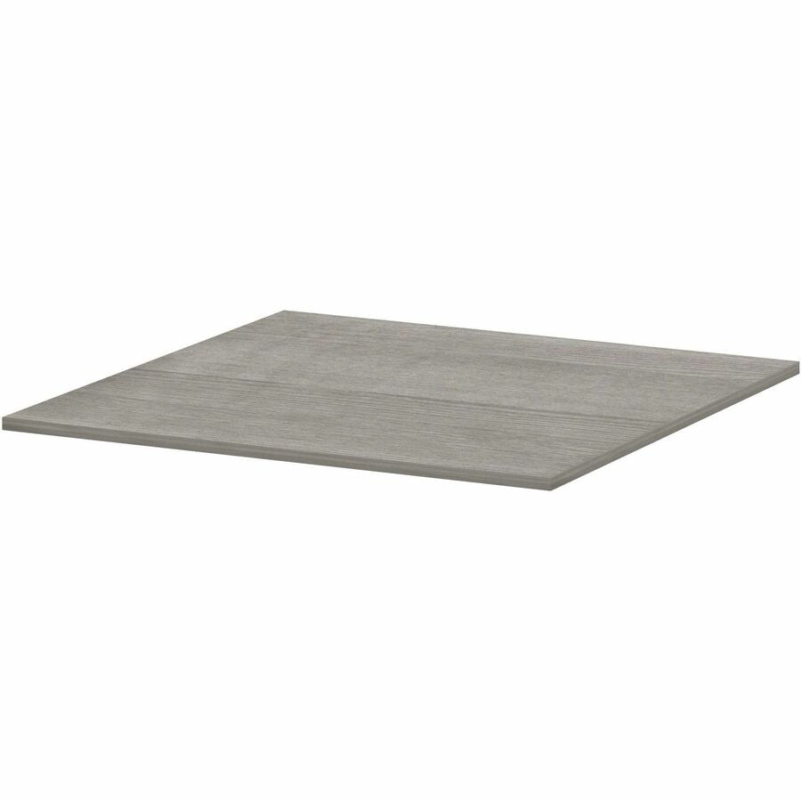 Lorell Essentials Modular Conference Tables - 47" Width x 47" Thickness x 1" Length - Band Edge - Weathered Charcoal Table Top - Modular, Eco-friendly - For Meeting, Office - 1 Each