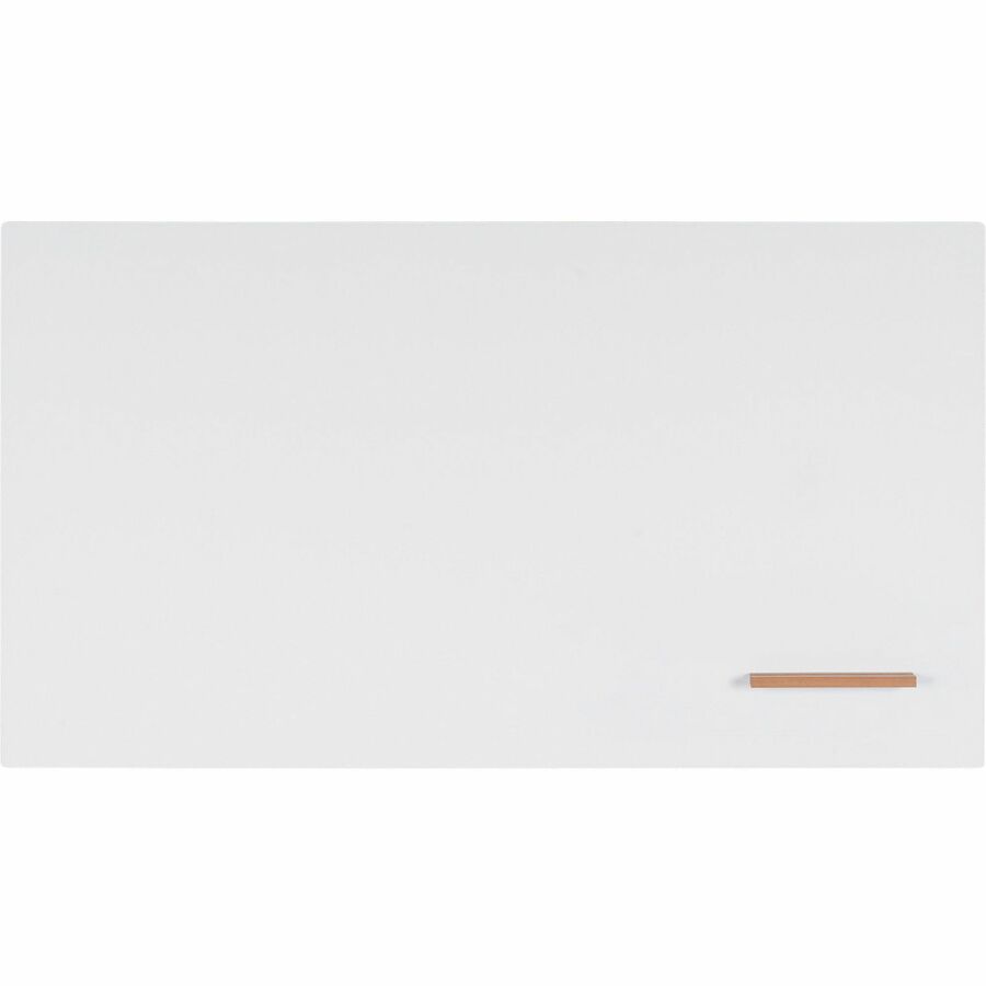 Lorell Loop Whiteboard - 60" (5 ft) Width x 36" (3 ft) Height - White Steel Surface - Magnetic - Durable, Frameless, Impact Resistant - 1 Each