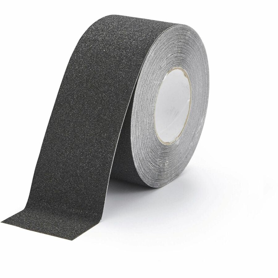 DURABLE Anti-Slip Tape DURALINE GRIP 75 mm - 16.40 yd Length x 2.95" Width x 27.6 mil Thickness - Black - Aluminum, Plastic - Abrasion Resistant, Slip Resistant - For Floor Marking, Ramp, Outdoor, Industrial, Indoor - 1 Roll