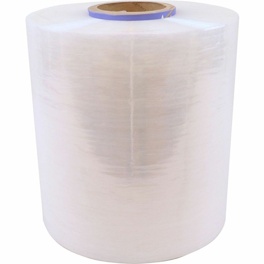 WP Auto Bander Stretch Film - 10" Width x 4200 ft Length - Strength, Tear Resistant, Puncture Resistant - Linear Low-Density Polyethylene (LLDPE) - Clear - 1 Roll