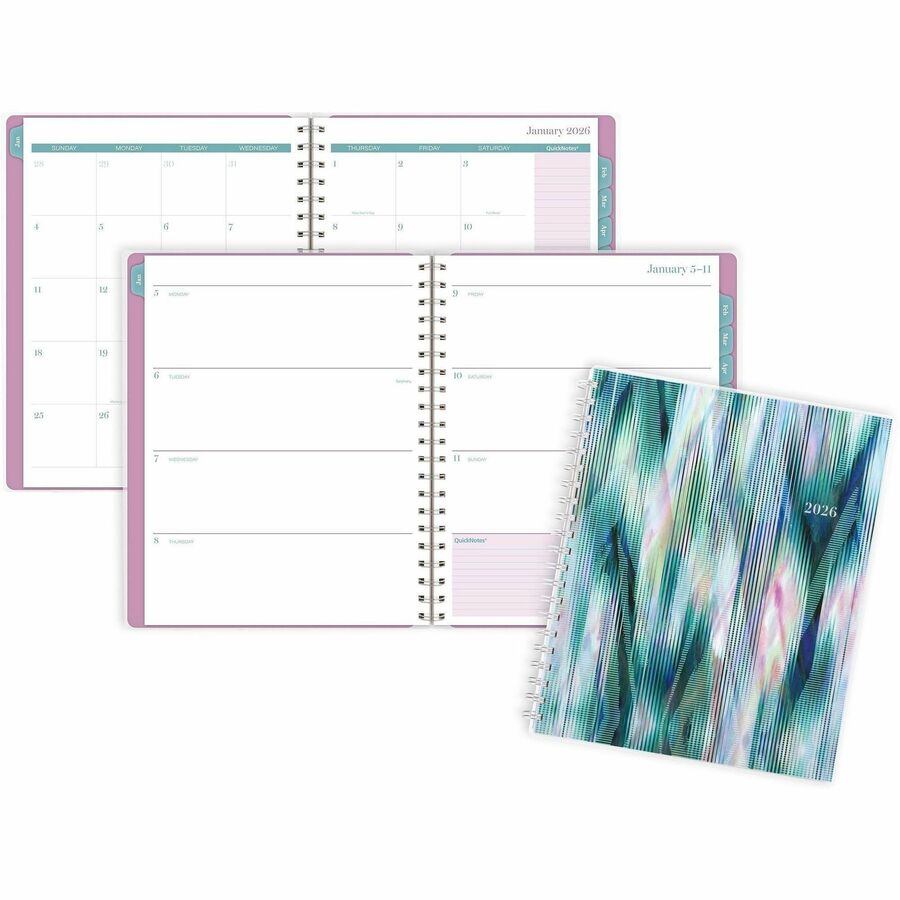 At-A-Glance Neo Weekly Monthly Planner - Weekly, Monthly - 12 Month - January 2027 to December 2027 - 1 Week Double Page Layout - Letter - 8 1/2" x 11" Sheet Size - Twin Wire - Neo - Poly Cover - 1 Each