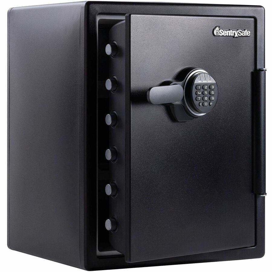 Sentry Safe SFW205EVB Fireproof & Waterproof Safe - 2 ft� - Digital, Programmable Lock - 6 Live-locking Bolt(s) - Fire Proof, Water Resistant, Pry Resistant, Water Proof, Theft Resistant - for Document, Tablet, External Hard Drive, Memory Card, USB Dri...