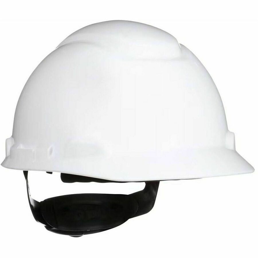 3M SecureFit H-700 Safety Cap - Head Protection - High-density Polyethylene (HDPE) - White - Ratchet, Uvicator Technology, Non-vented, Comfortable, Washable, Sweatband, Self Adjustable
