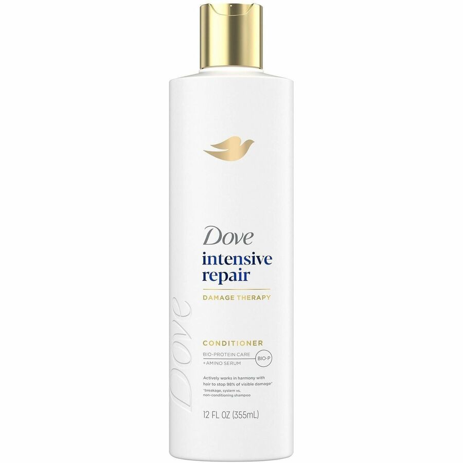 Dove Intensive Repair Hair Conditioner - 12 fl oz (354.9 mL) - Bottle Dispenser - Hair - White - Moisturizing - 1 Each
