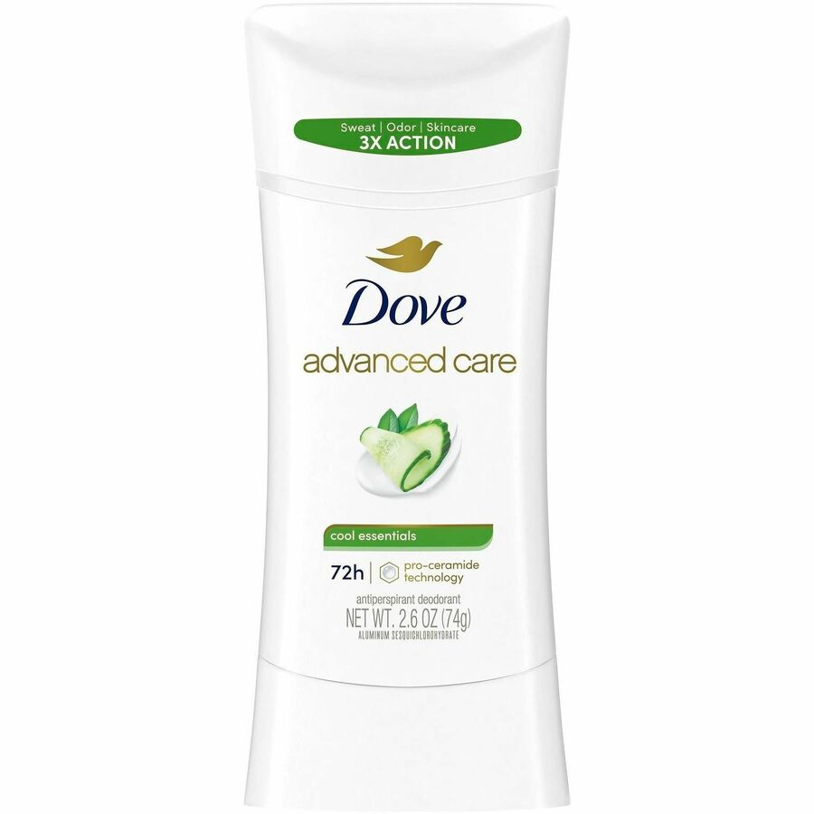 Dove Advanced Care Cool Essentials Antiperspirant Deodorant Stick - Stick - 2.60 oz - 3 Day - Long Lasting - 1 Each