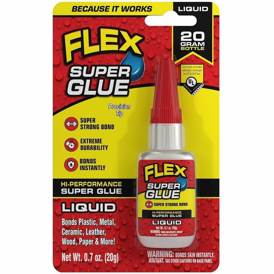 FLEX SEAL High-Performance Super Glue - 0.71 oz - Clear