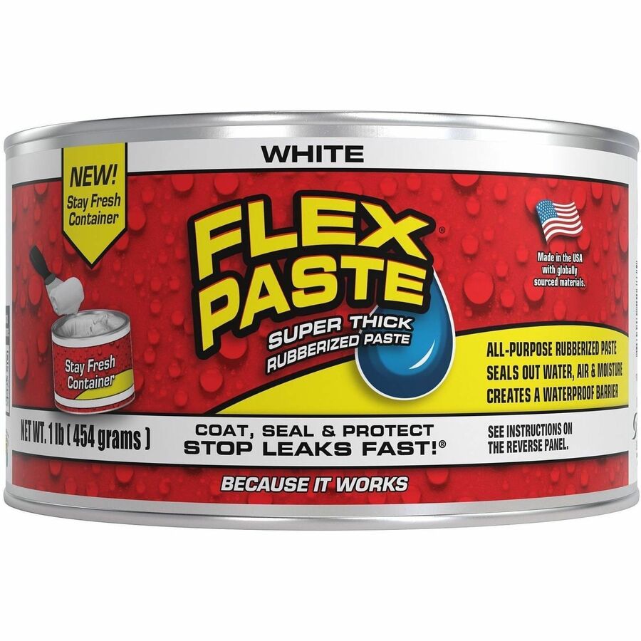 FLEX SEAL Flex Paste - White - 1 lb - 1