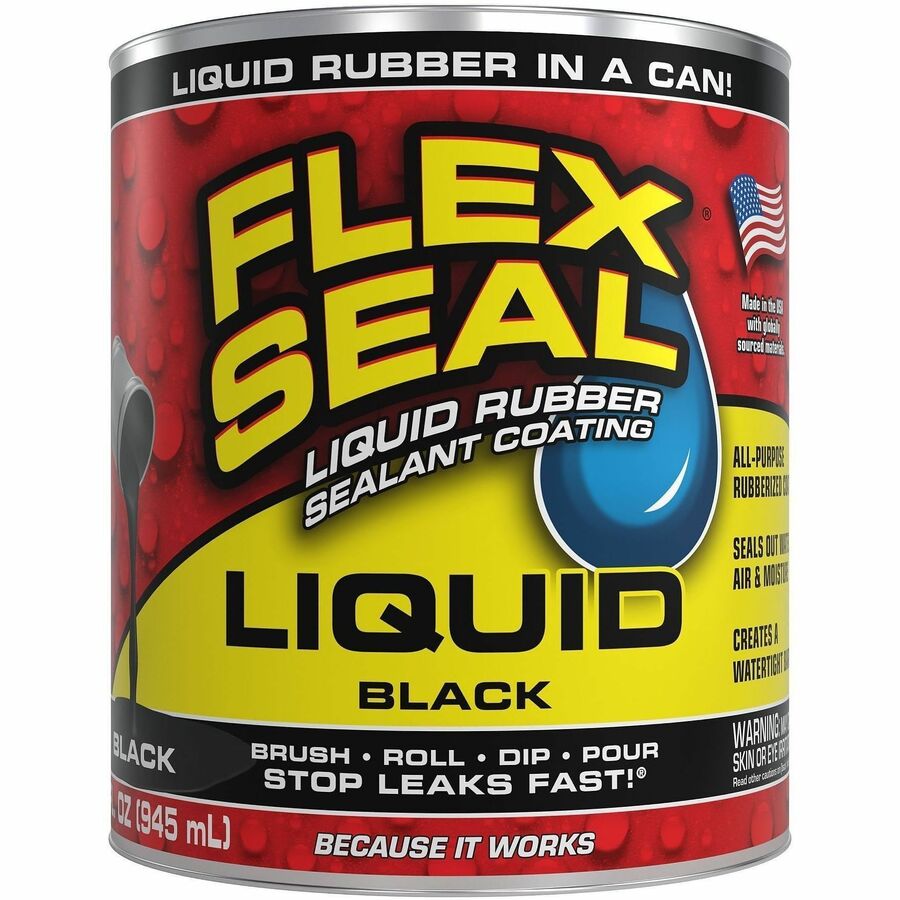 FLEX SEAL Sealant - Synthetic Rubber - Black - 2 lb - 1