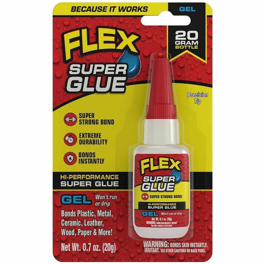 FLEX SEAL High-Performance Super Glue - 0.71 oz - Clear
