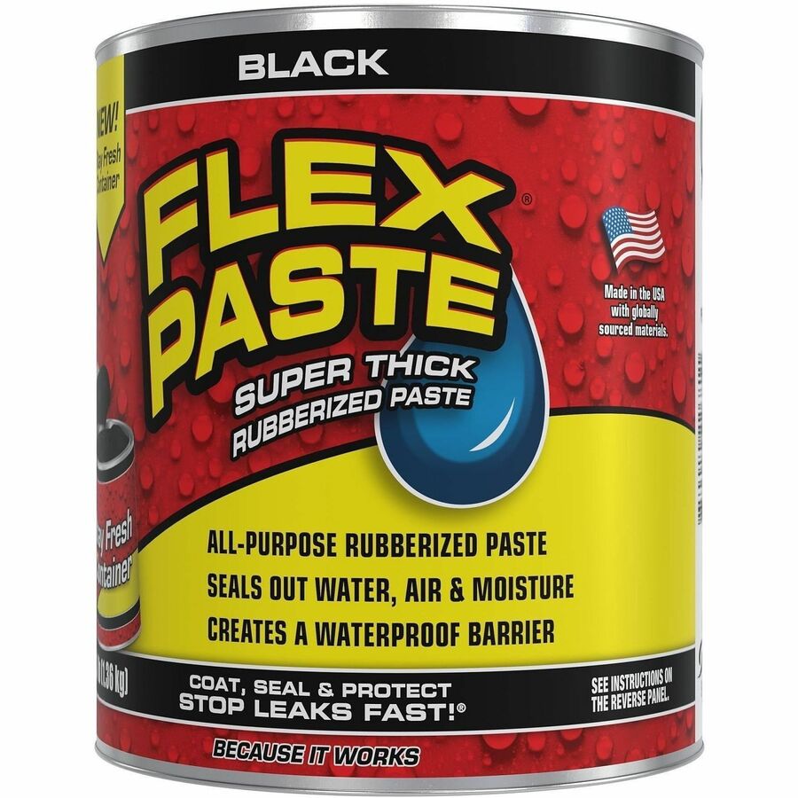 FLEX SEAL Flex Paste - Black - 3 lb - 1