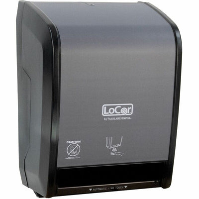 LoCor Next Gen. Elec. HWRT DIspenser - 9.7" Height x 12.1" Width x 16.6" Depth - Matte Gray - 1 Each
