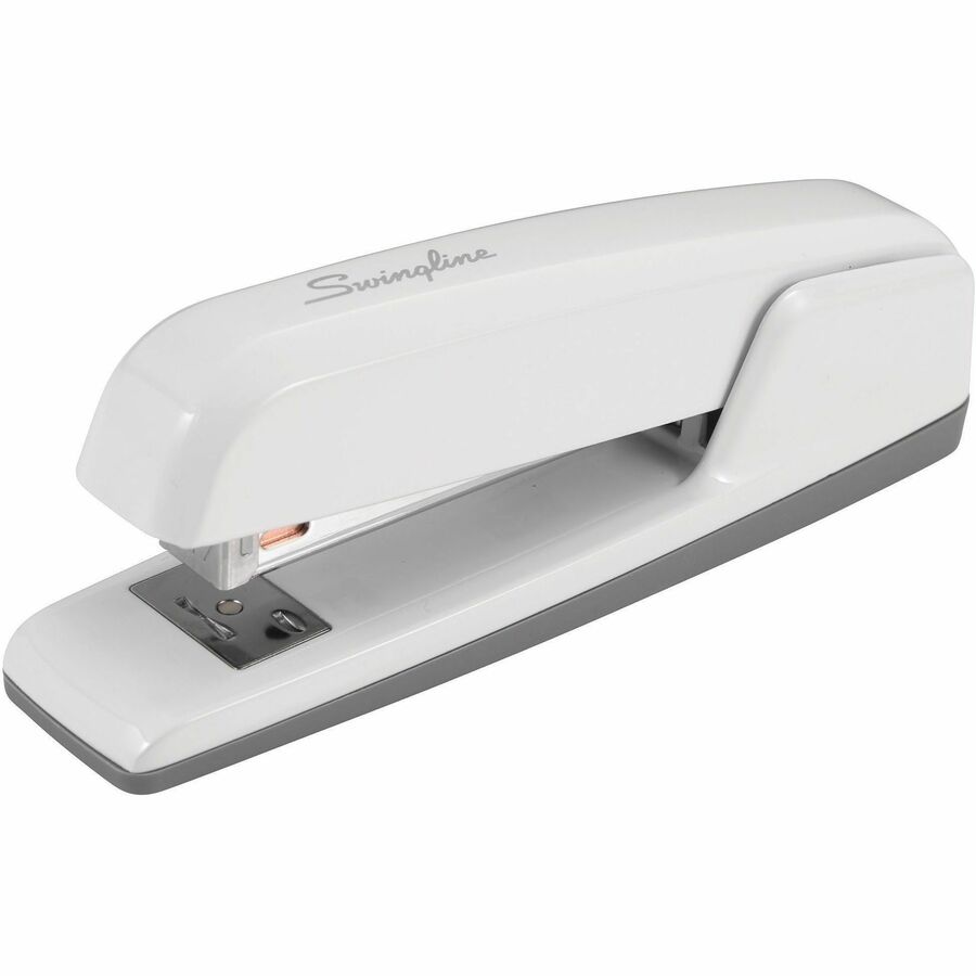 Swingline 747 Business Stapler - Staples Upto 30 Sheet - Arctic White - Die-cast Metal - 1 Each