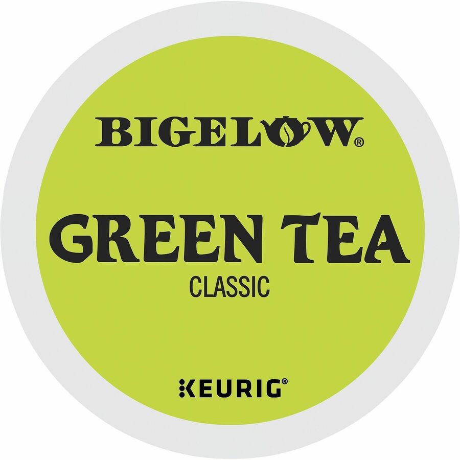 Bigelow&reg, Classic Blend Green Tea Green Tea K-Cup - Compatible with Keurig Brewer - Green Tea - 24 K-Cup - Caffeinated - 4 / Carton